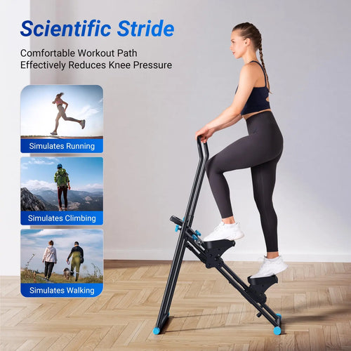 Escaladora vertical plegable para gimnasio en casa