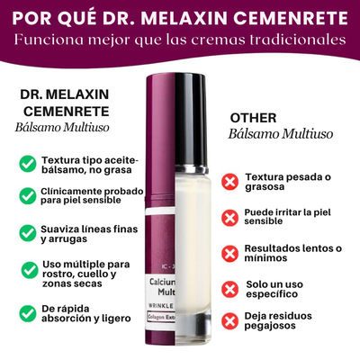 [Dr.Melaxin Oficial] Bálsamo Multi-Uso de Calcio + Parches de Ojos Gratis