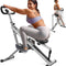 Máquina de sentadillas para el hogar, máquina de ejercicios Rodeo Core, plegable hasta 150 kg, 4 bandas de resistencia ajustables, máquina de paseo y remo para glúteos