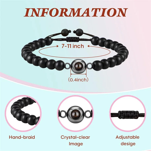 Pulsera circular personalizada con foto