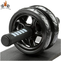 Rodillo para abdominales, rodillo para mantenerse en forma, artefacto para abdominales en casa, sin ruido, equipo de entrenamiento abdominal para entrenamientos de fuerza en el gimnasio.