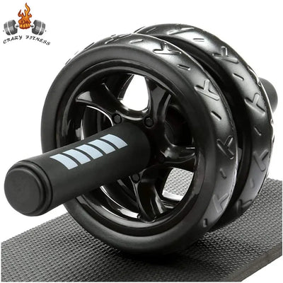 Rodillo para abdominales, rodillo para mantenerse en forma, artefacto para abdominales en casa, sin ruido, equipo de entrenamiento abdominal para entrenamientos de fuerza en el gimnasio.