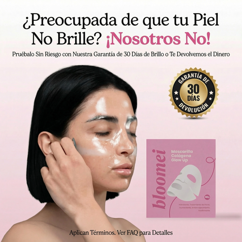 Mascarilla profunda Bio-Colágeno Real, suplemento de colágeno, mascarilla de hidrogel hidratante nocturna, mejora la elasticidad, minimiza los poros y reafirma.